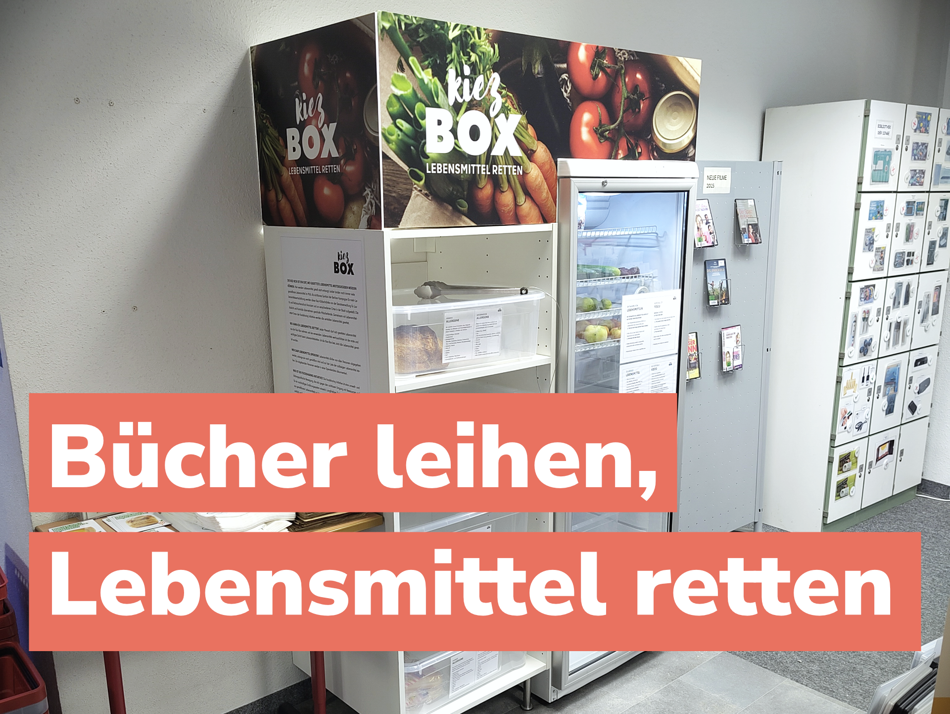Kiez-Box zum Retten von Lebensmitteln