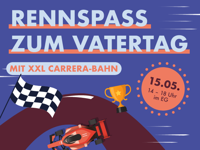 Vatertag mit XXL Carrera-Rennbahn