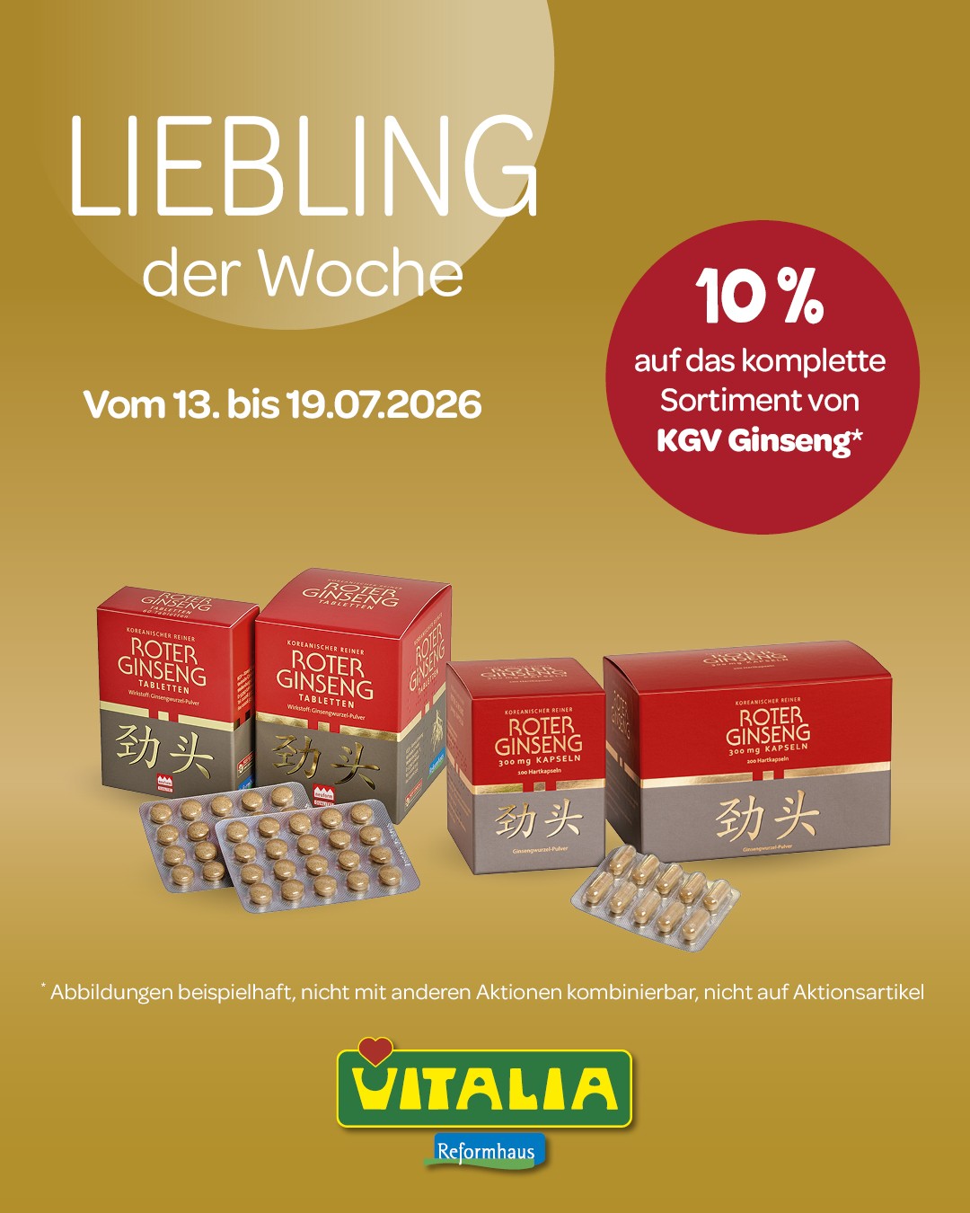 Liebling der Woche – 10% auf das komplette Sortiment von KGV Ginseng