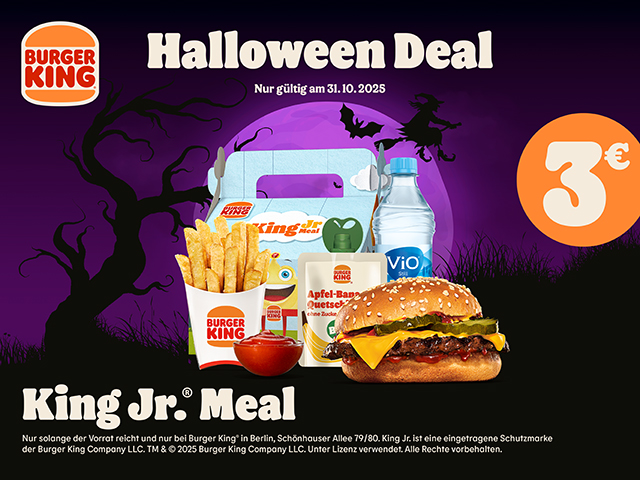 Halloween-Deal bei Burger King