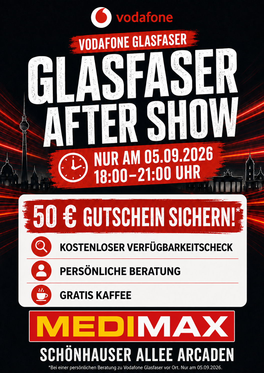 Medimax: Glasfaser After Show