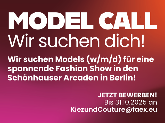 Model Call – Wir suchen dich!